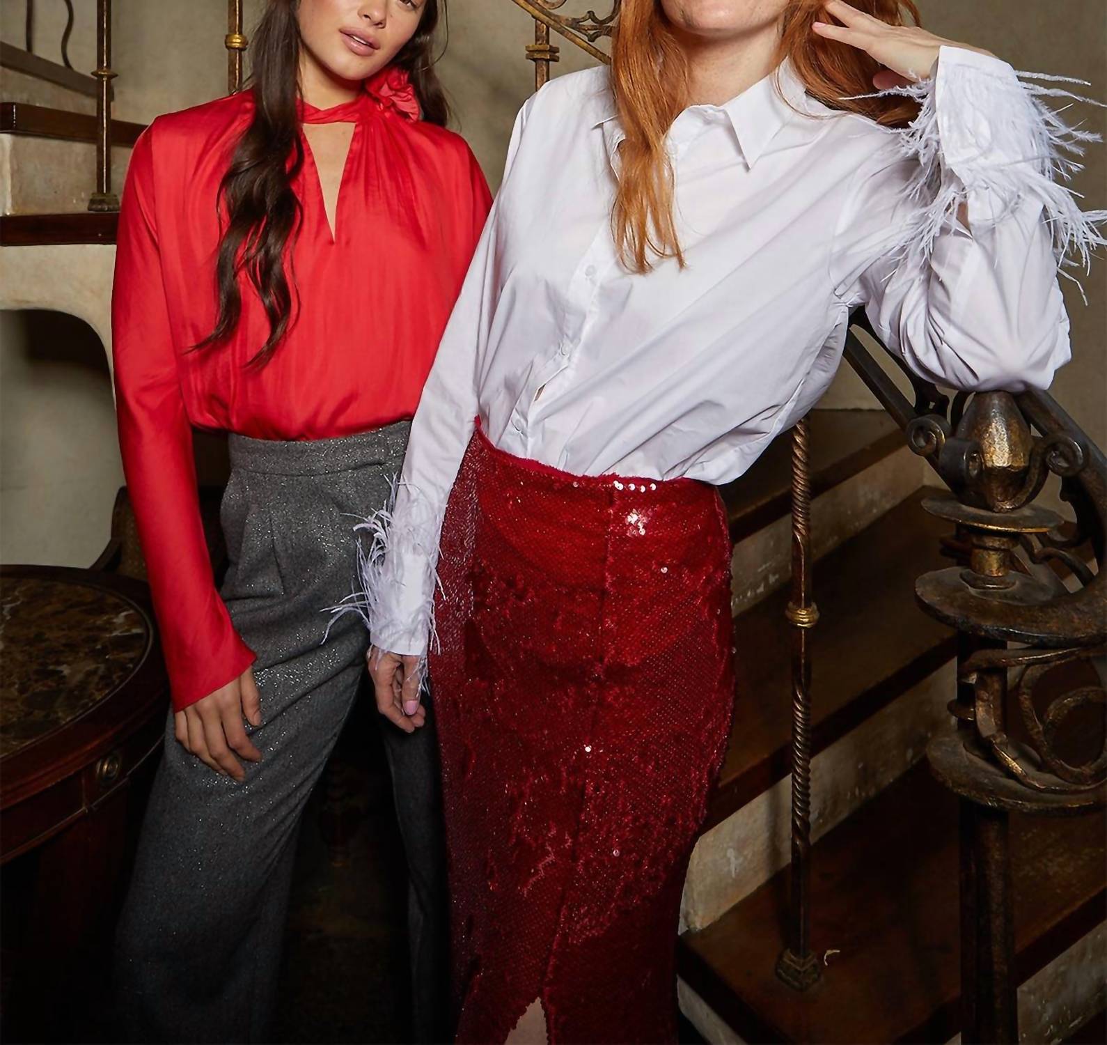 Lucy Paris - Leighton High Neck Top
