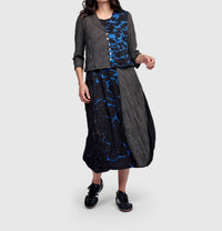 ALEMBIKA Capricorn Crop Cardigan in blue - women's cardigan - view 6