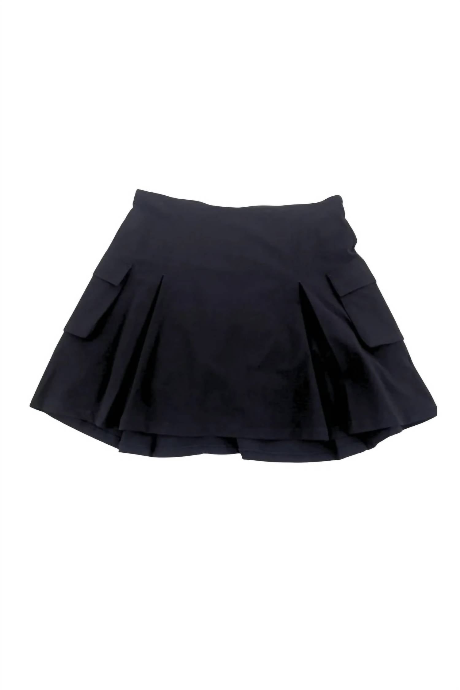 Kld. Signature - Women's Pleated Details Cargo Skort