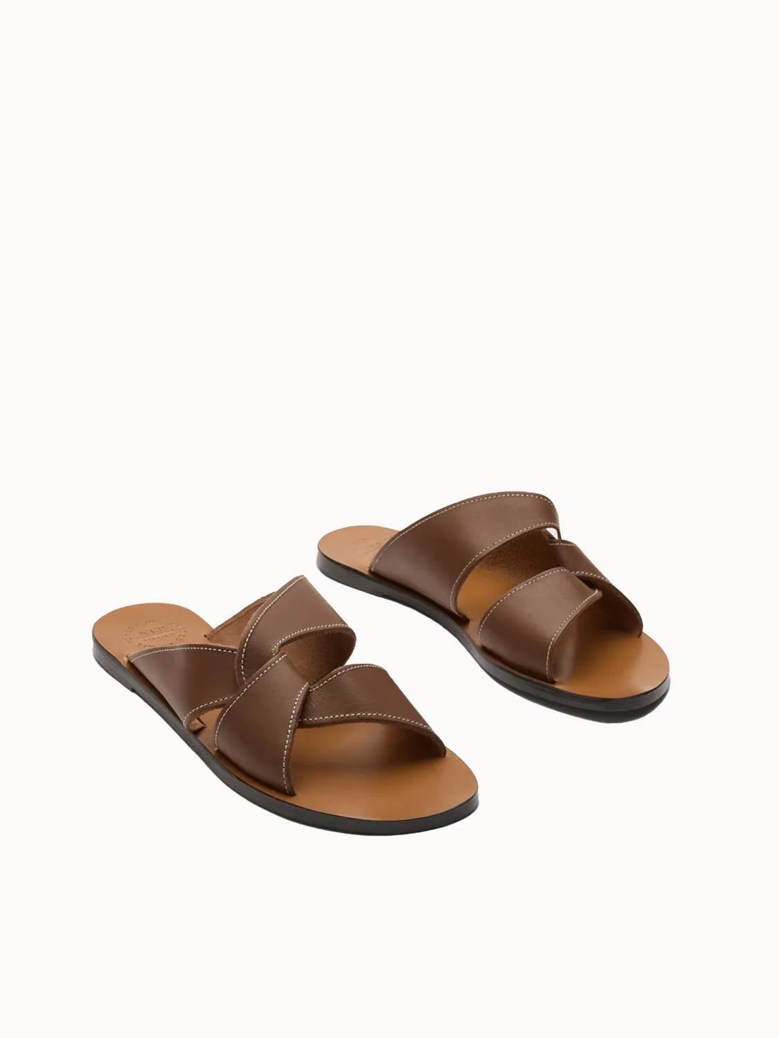 Atp Atelier - Women's Allai Stitch Vacchetta Sandals