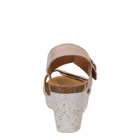 OTBT Women's Peasant Wedge Sandals in rosette - women's shoe - alternate view