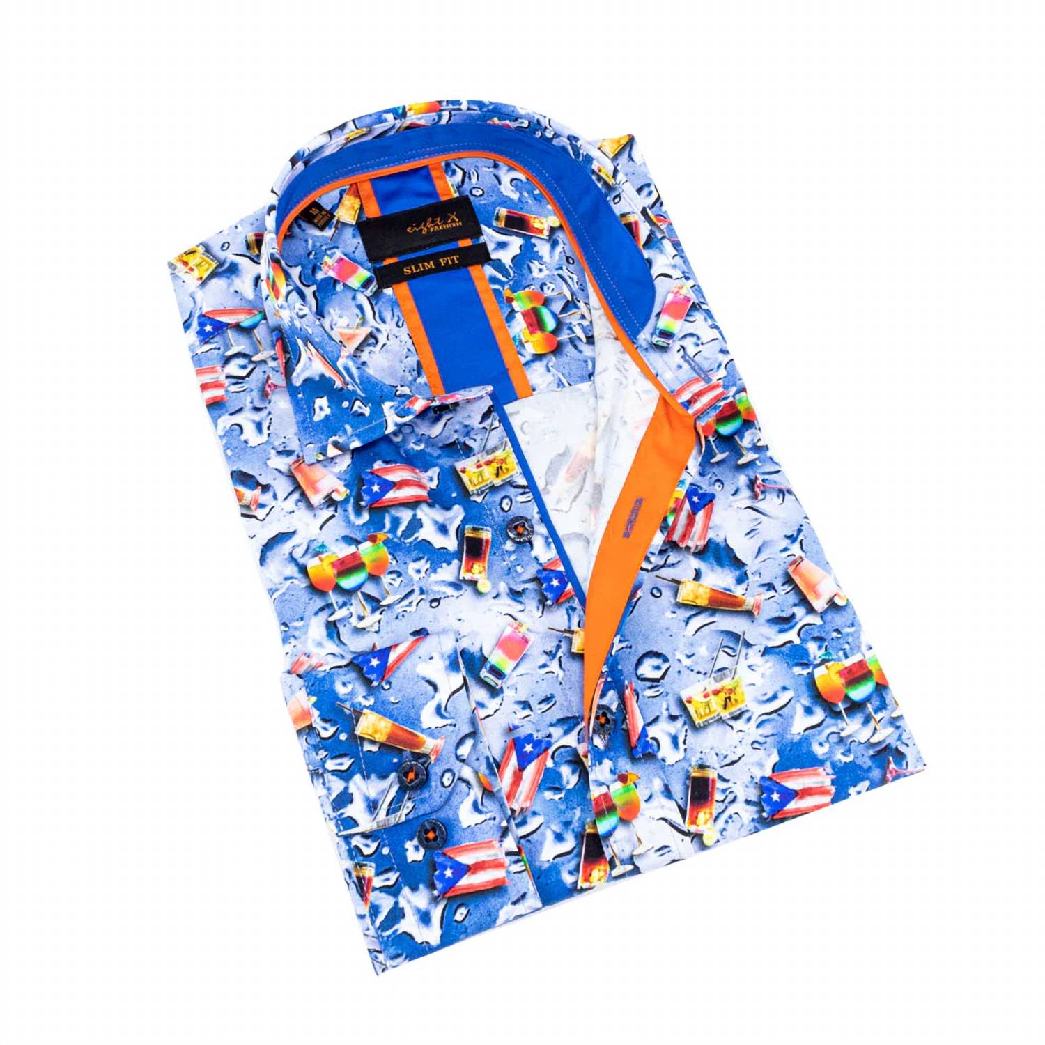 Eight X - Men's La Hora Feliz Button Down Shirt