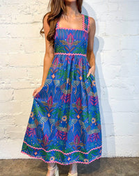 Adeline - Zoe Tropical Midi Dress