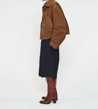 6397 Flight Jacket in tobacco - women's jacket - view 6
