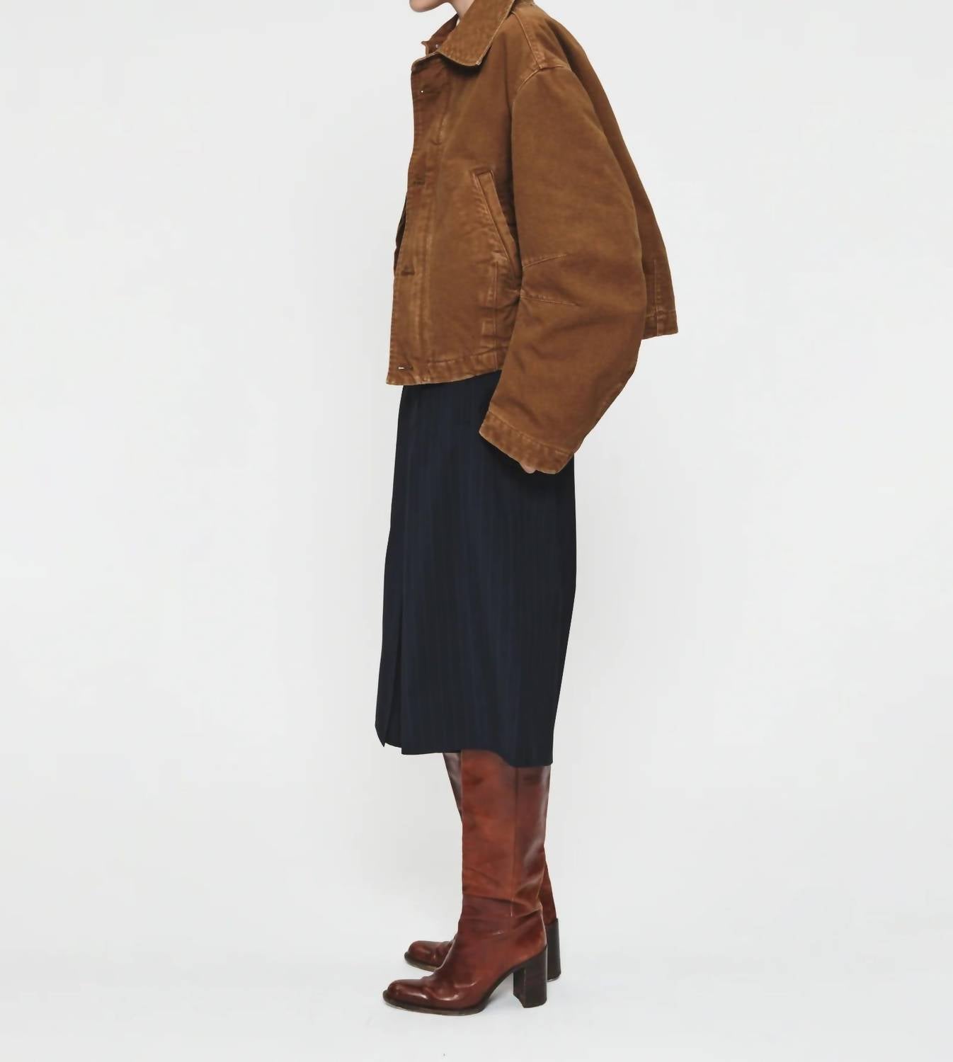 6397 Flight Jacket in tobacco - women's jacket - view 6