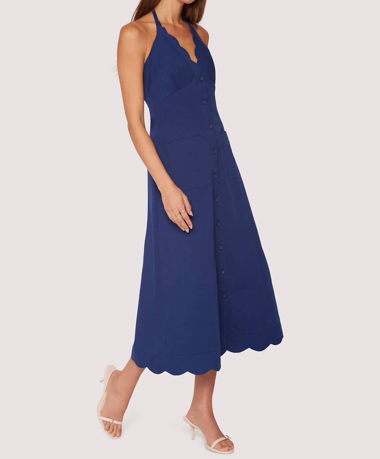 Lost + Wander - Maritime Melody Midi Dress