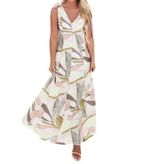In February - Island Hour Tropical Maxi Dress
