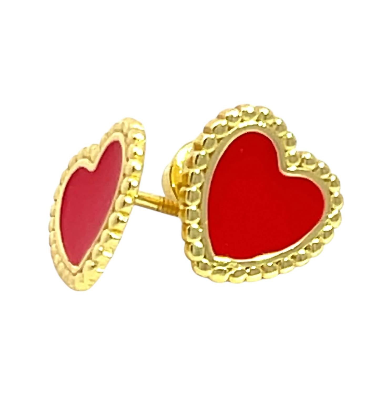 Starlette - Women's Just Hearts Stud Earrings