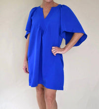 Glam - Flutter Sleeve Dress