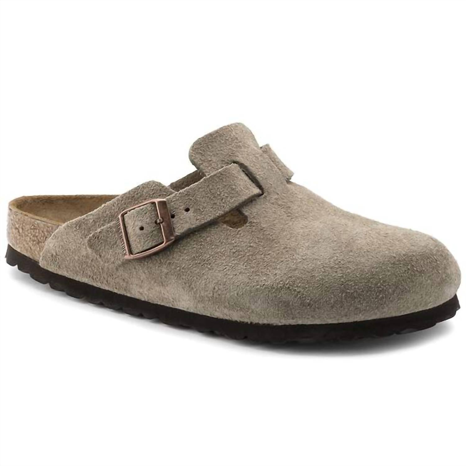Birkenstock - Unisex Boston Suede Leather Clogs