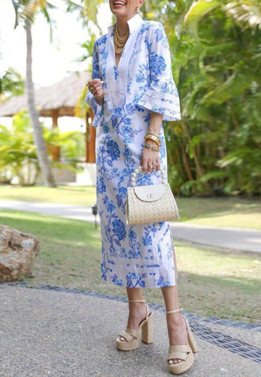 Belle D'Amour - Floral Midi Dress