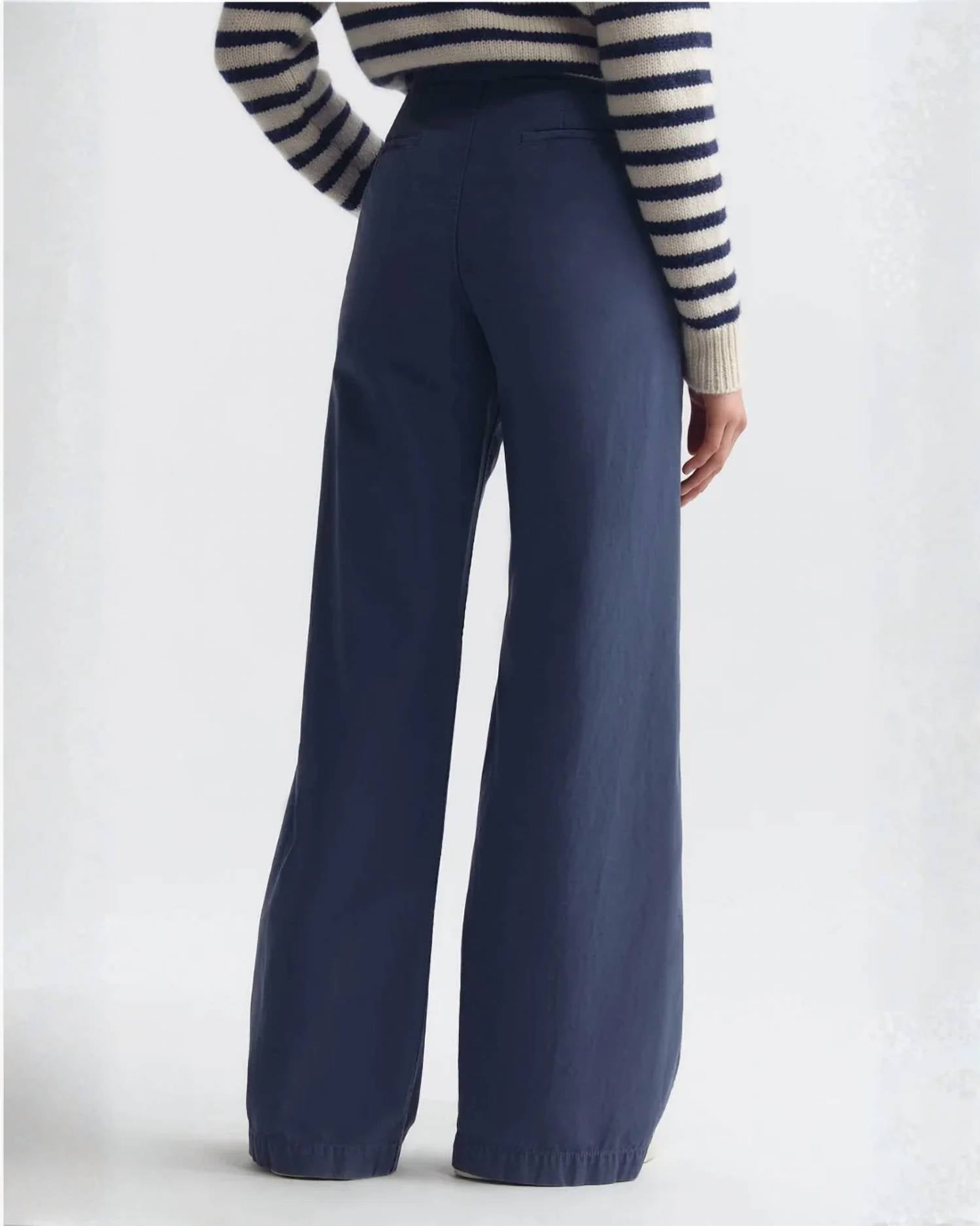 Nili Lotan - Reed High Rise Wide Leg Pant