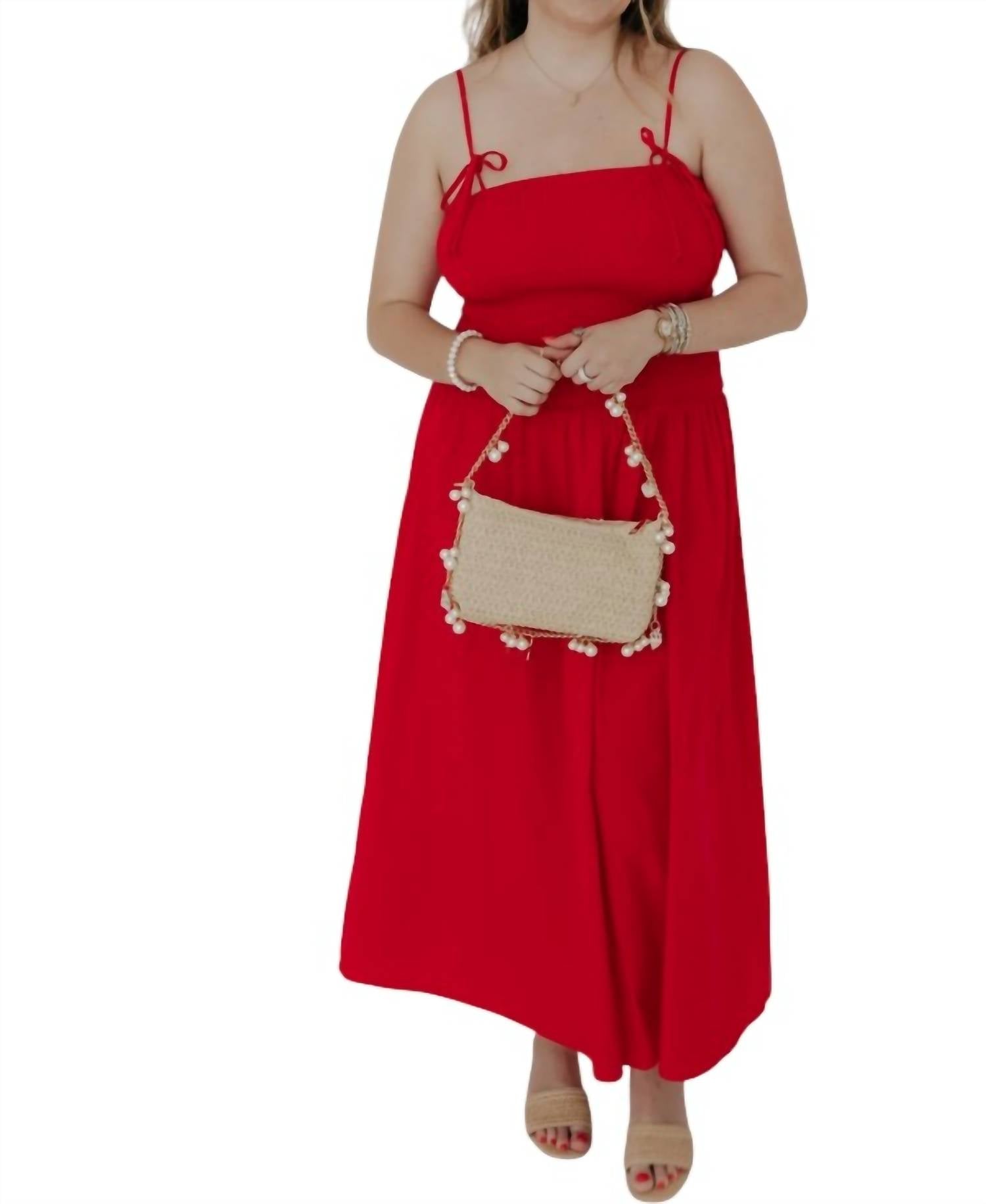 By Together - Sweet Heat Smocked Maxi Dress