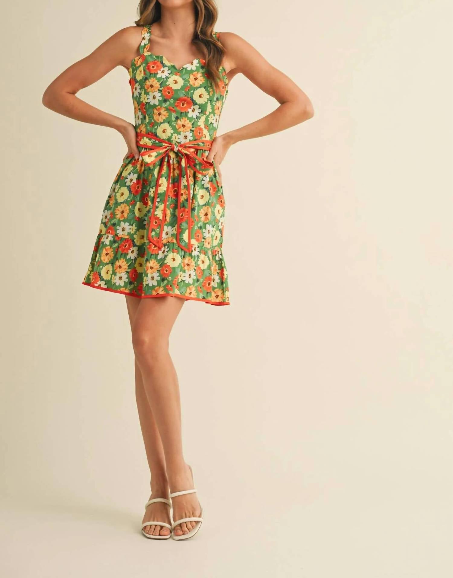 &Merci - Scalloped Mini Dress