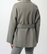 Joseph Ribkoff - Belted Short Wrap Kimono Coat