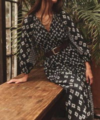 Velvet by Graham & Spencer Elen Dress in midnight - women's dress - alternate view