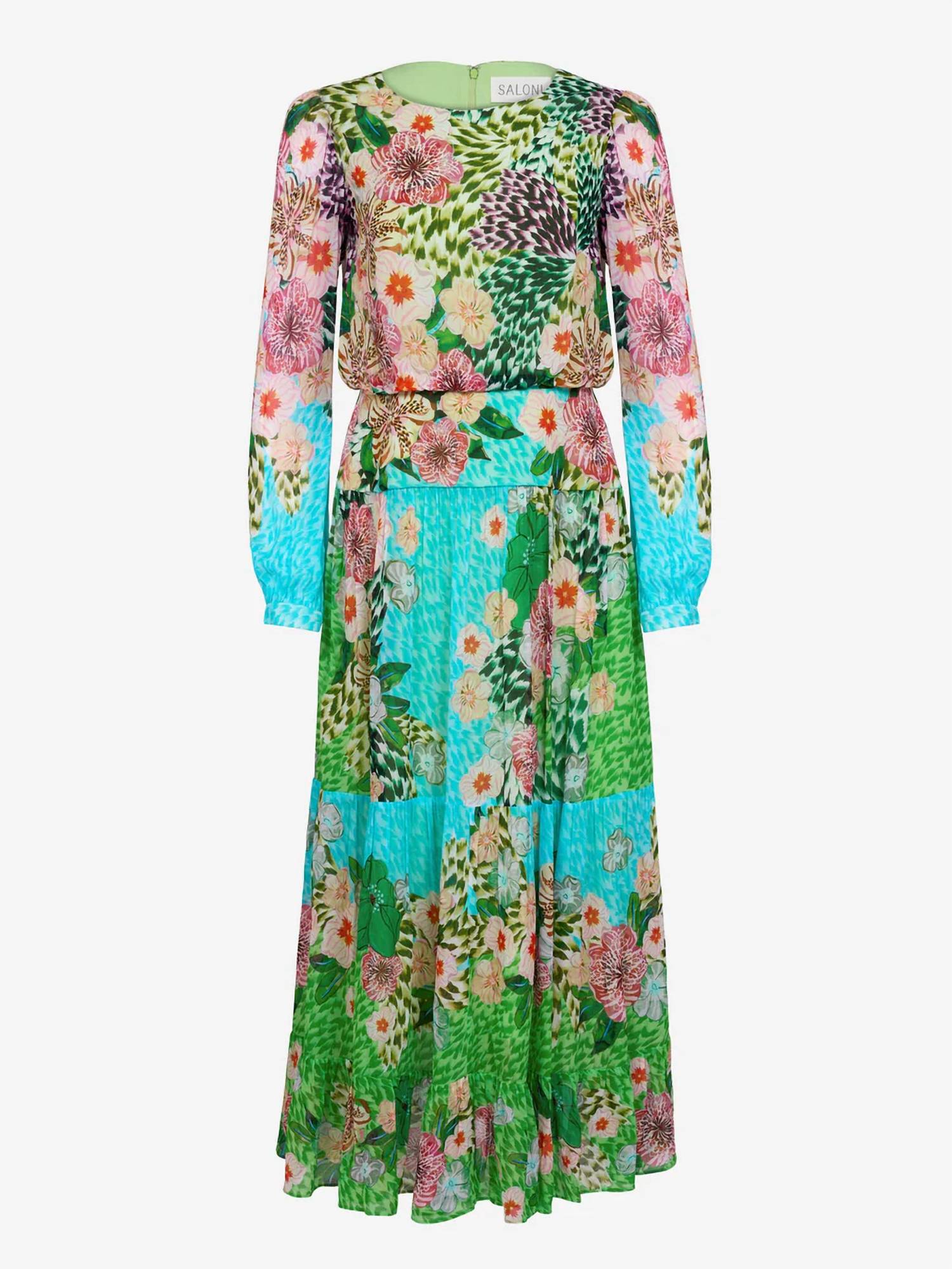 Saloni - Isabel Midi Dress