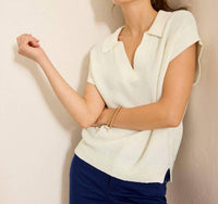 Tommy Bahama - Pebble Stitch Collar Sweater