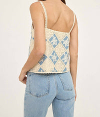 Raisonnel - Crochet Patchwork Cami Top