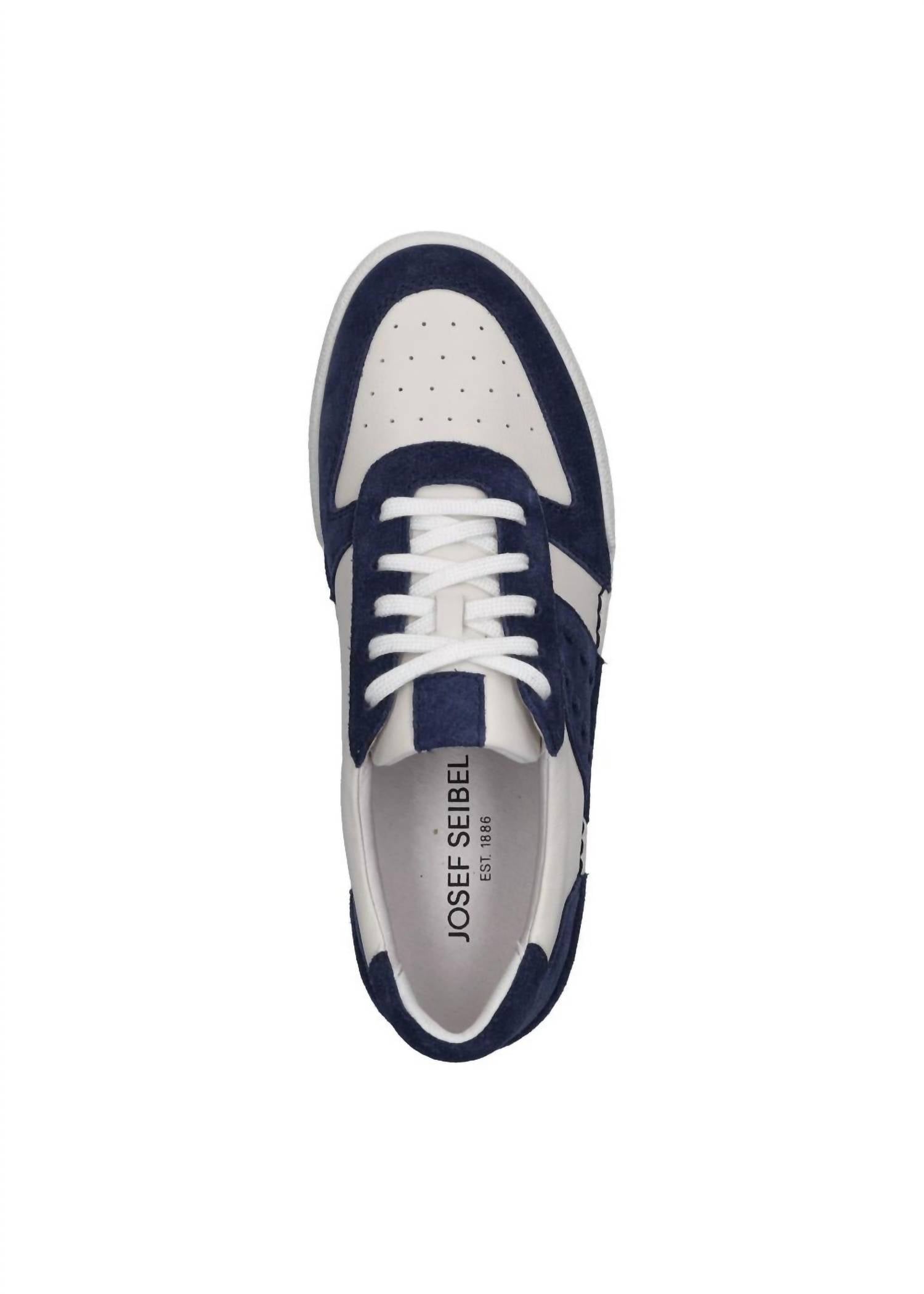 JOSEF SEIBEL Women's Claire 27 Sneakers in jeans suede - women's sneaker - view 4
