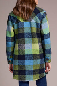 Tribal - Nightfall Plaid Notch Collar Jacket
