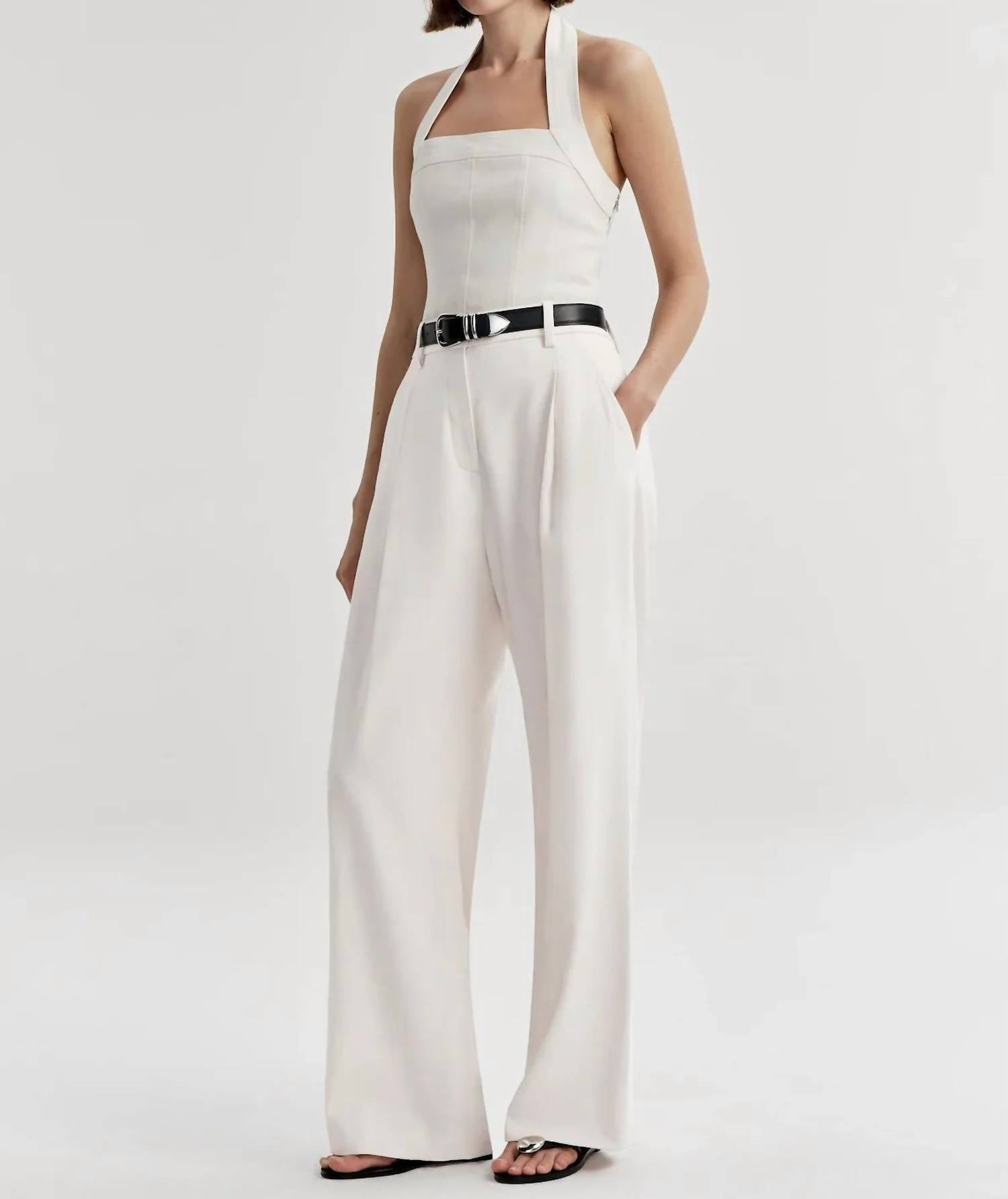 A.L.C. - Lori Linen Halter Top