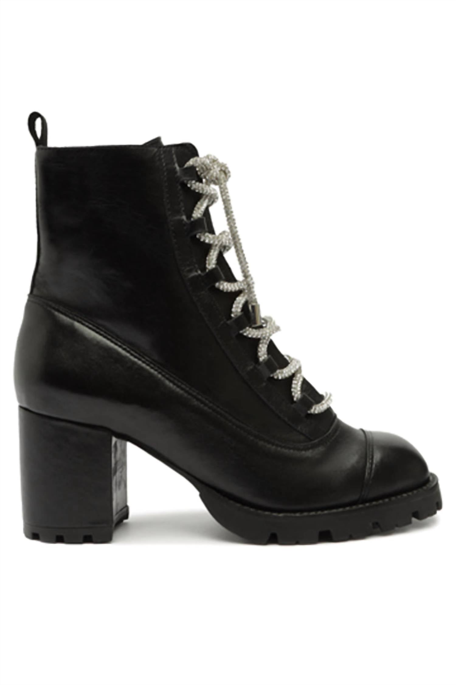 SCHUTZ Women's Kaile Mid Glam Booties in black - women's shoe