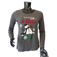 Family Pjs - Women's Meltdown Graphic Pajama Top
