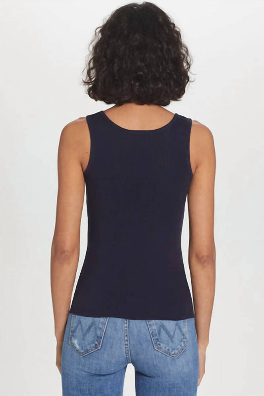 Goldie - Variegated Cotton Rib Tank Top