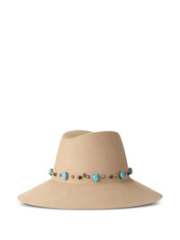 Maison Michel - Kate Hat Stone & Studs On Wool Felt Hat
