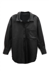 Rd Style - Vegan Leather Shacket