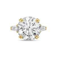 Diana M Jewels - Women's Round & Baguette Lab-Grown Diamond Jewelry Ring (12.00 Ct) - Luxe