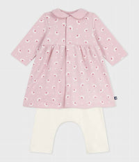Petit Bateau - Girl's Lily Dress & Leggings Set