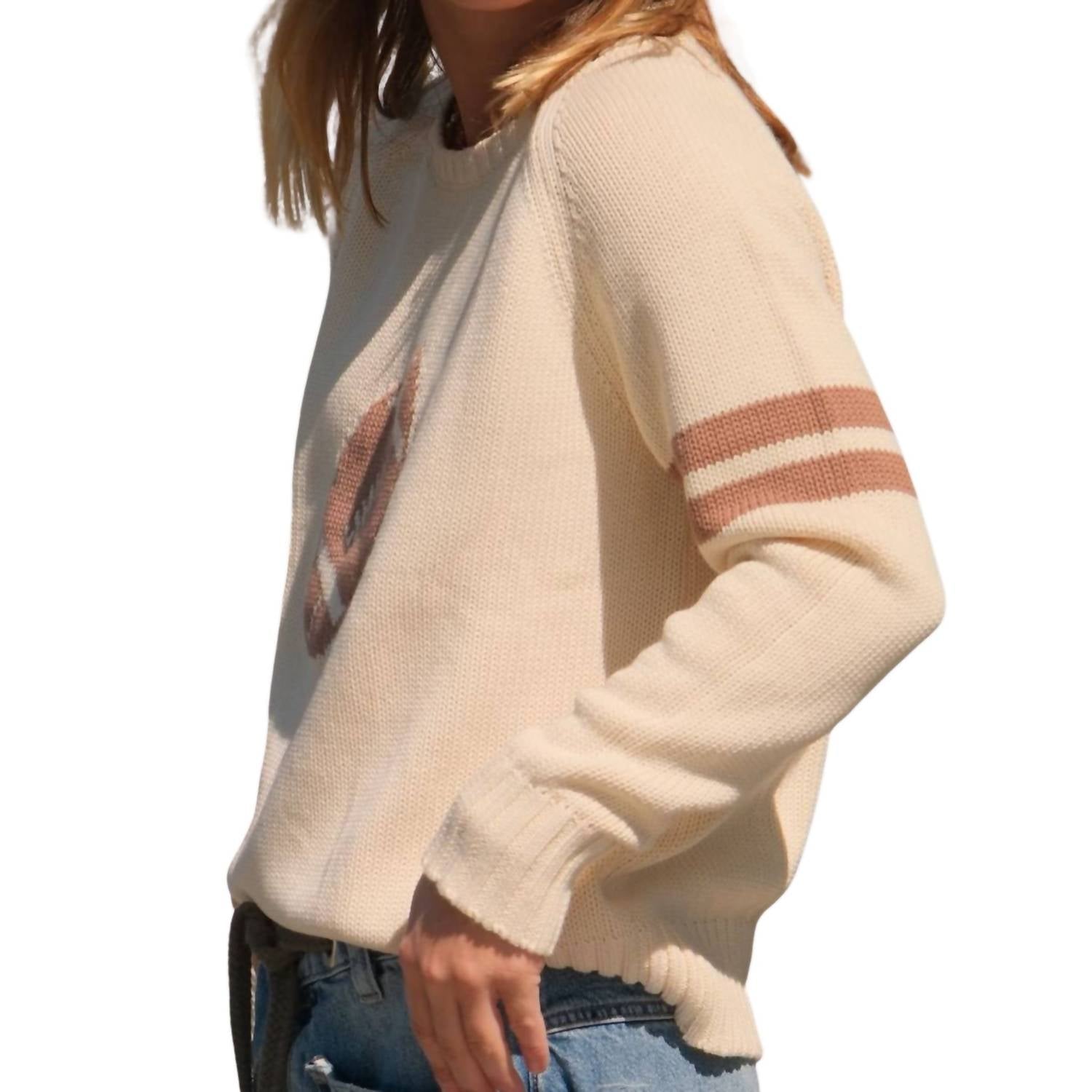 Pink Pineapple - varsity Football Sweater