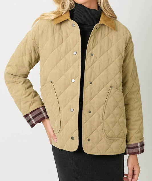 Mystree - Contrast Quilted Jacket