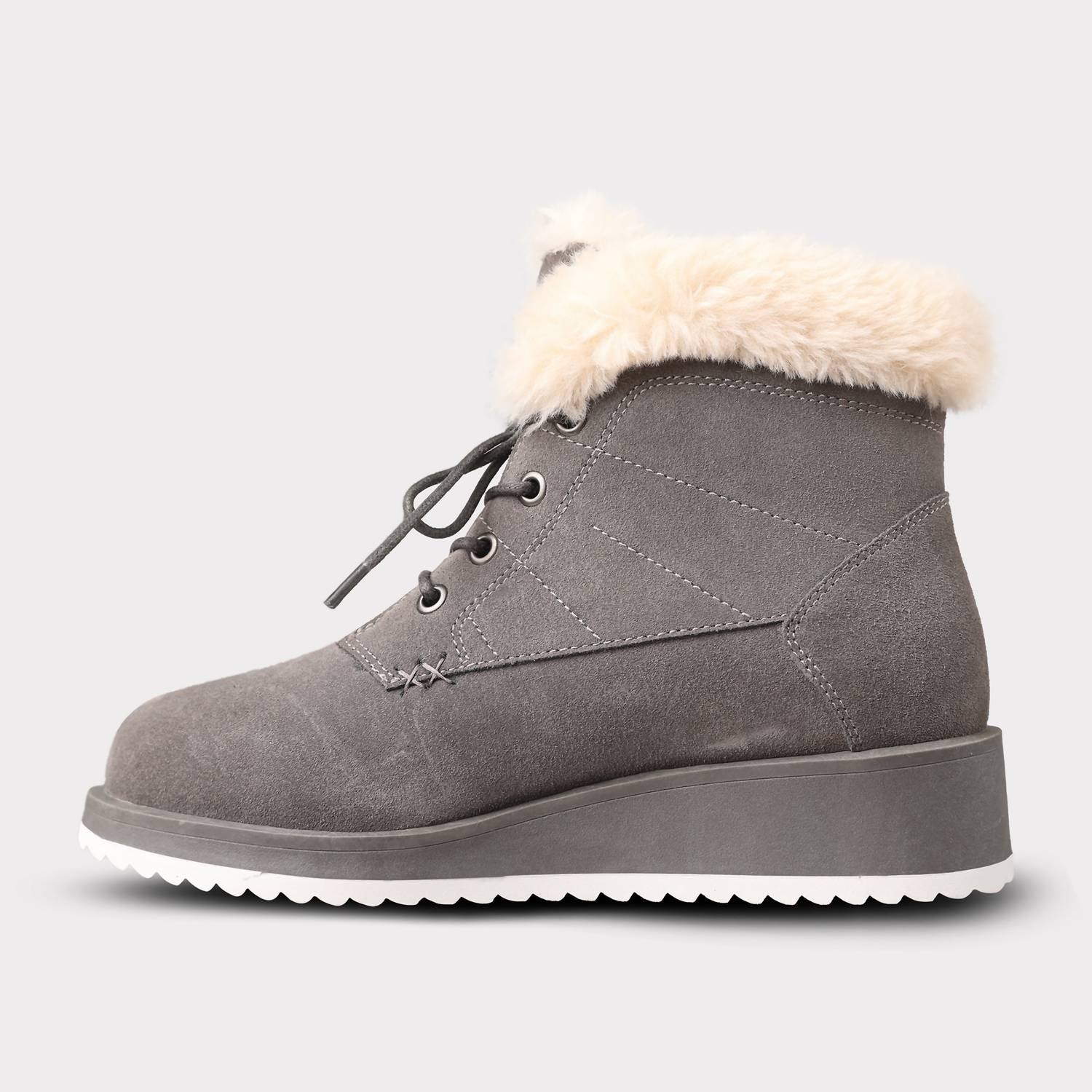 Lamo - Women's Lace-up Suede Demi Boots