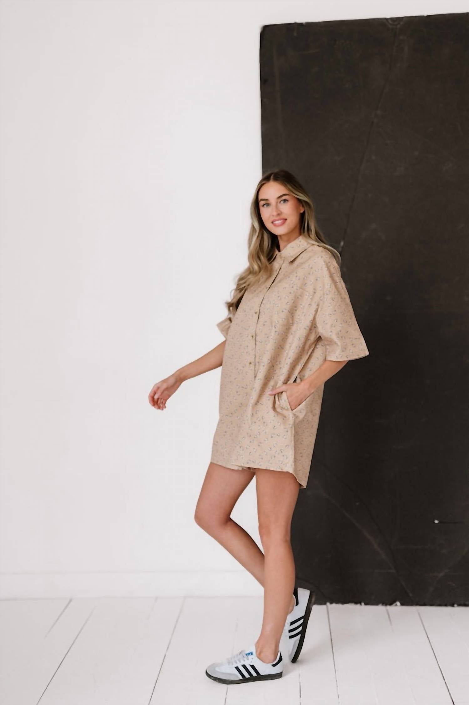 Mable - Women's Shirt Romper