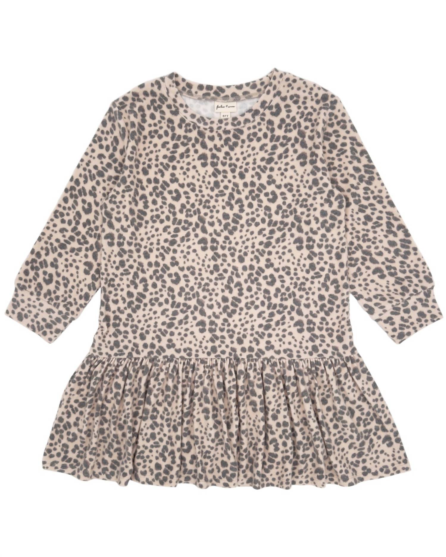 feather 4 arrow Girl's Jules Hacci Dress in sand - kids' dress