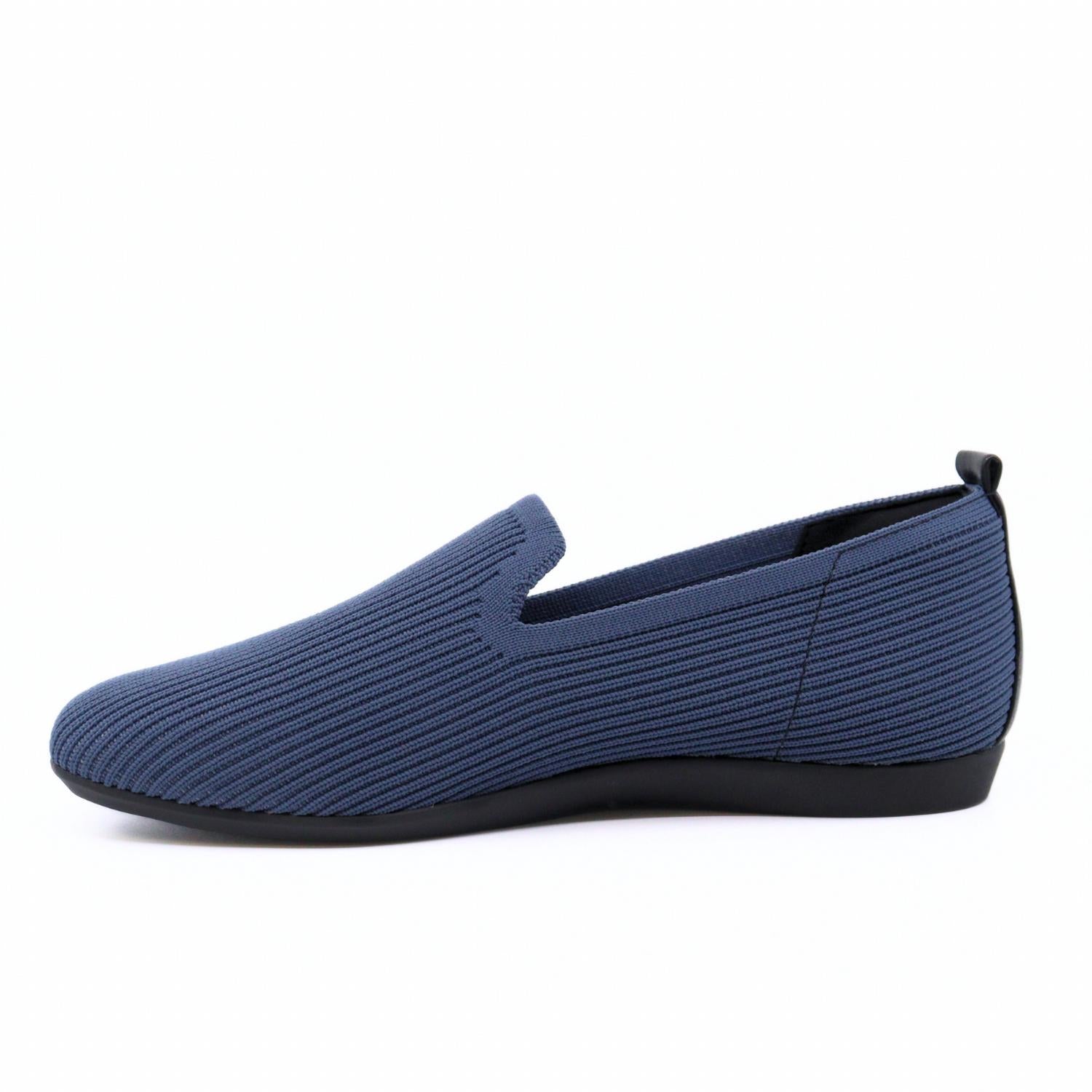 bussola Women's Vista Knit Low Loafers in shadow blue - women's flats - view 4