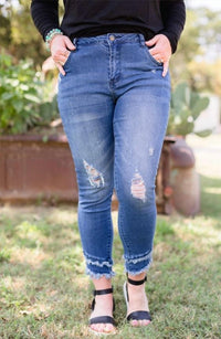 Crazy Train - Jitterbug Distressed Jean