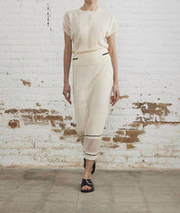 Sita Murt - Straight Knitted Skirt