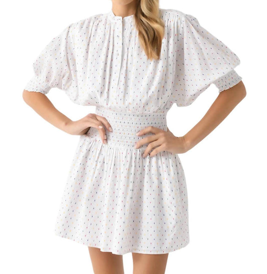 Never A Wallflower - Smocked Waist Short Dress