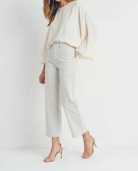 Just Black Denim - High Rise Utility Wide Leg Jeans