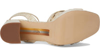 Sam Edelman Women's Janelle Sandal in soft gold - women's sandal - detail view