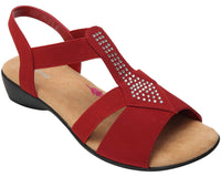 Ros Hommerson Women's Mellow Sandals in red - women's sandal