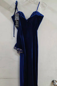 Jovani - Velvet Prom Gown With Strapless Design