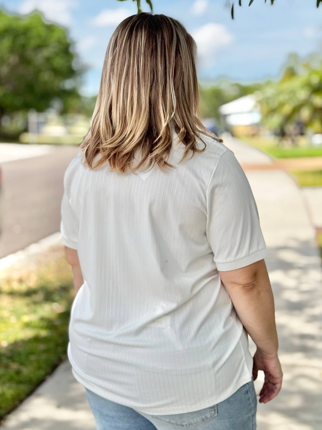 Southern Grace - Jennifer Collared Top