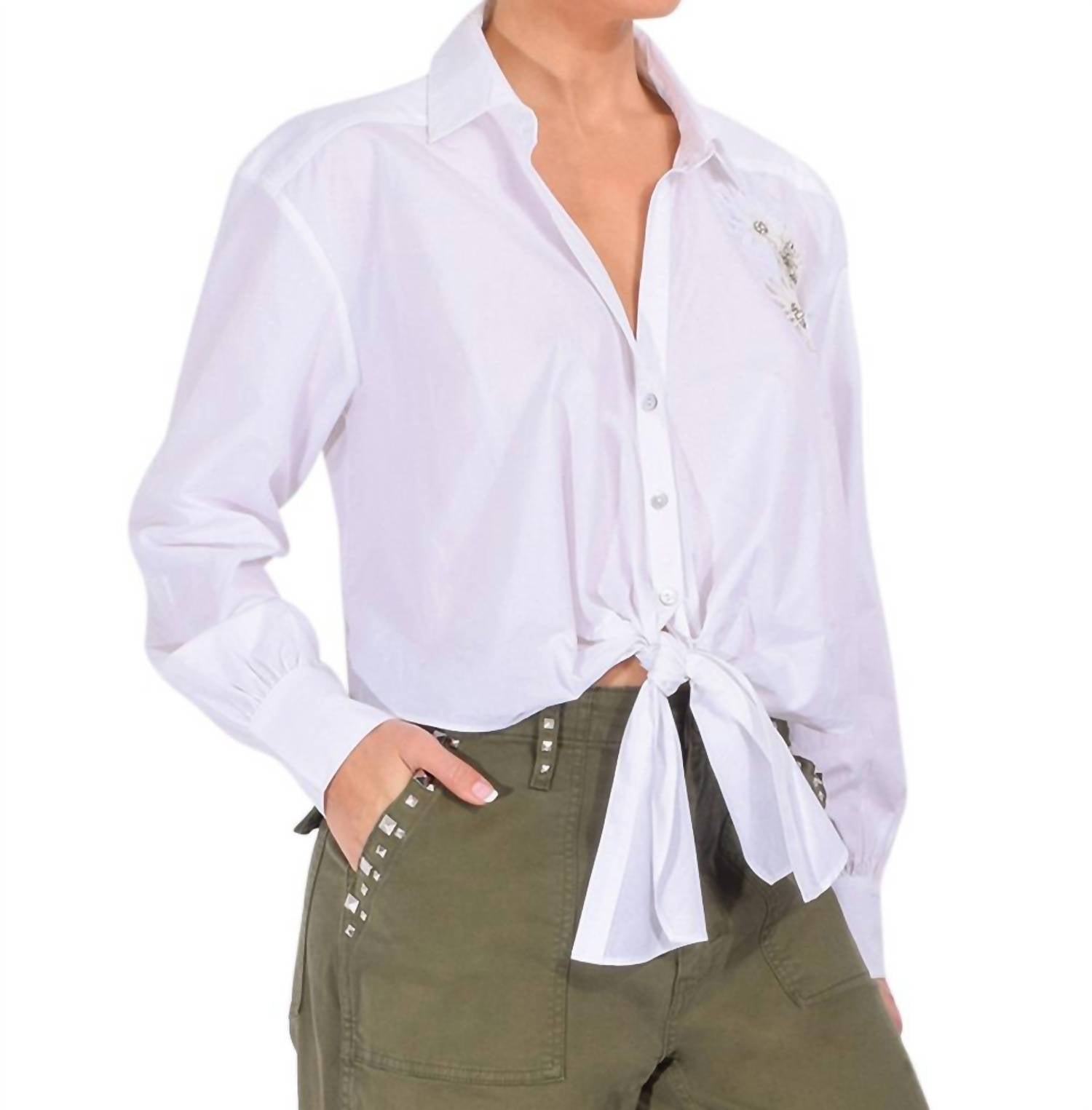 Cinq A Sept - MARIANNA CRUNCHY FLOWER BLOUSE