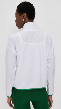 Beyond Yoga - Contrast Half Zip Pullover