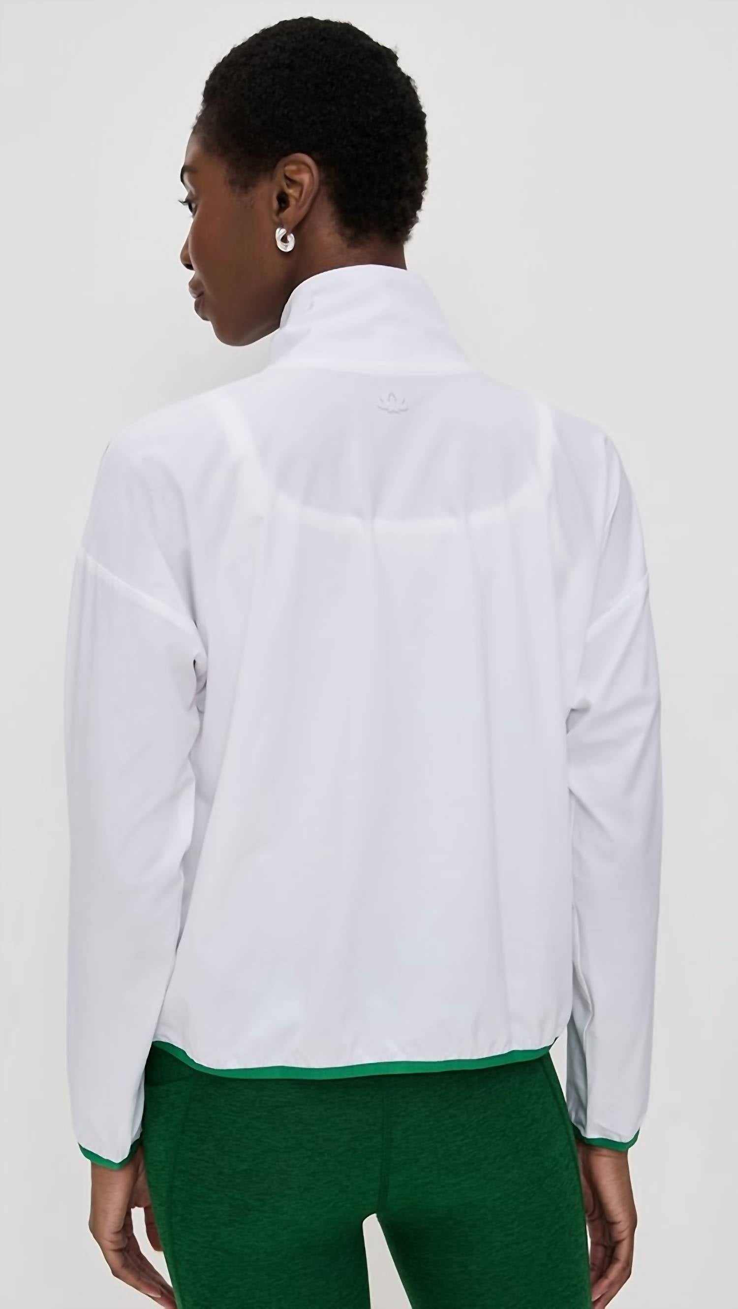 Beyond Yoga - Contrast Half Zip Pullover